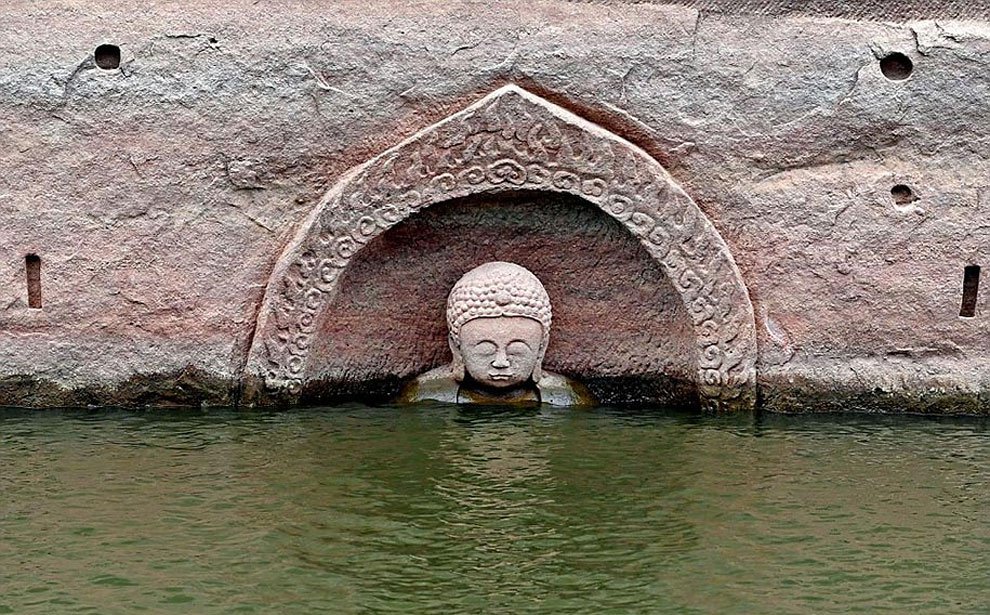 Reaparece un Buda de 600 años de antigüedad.