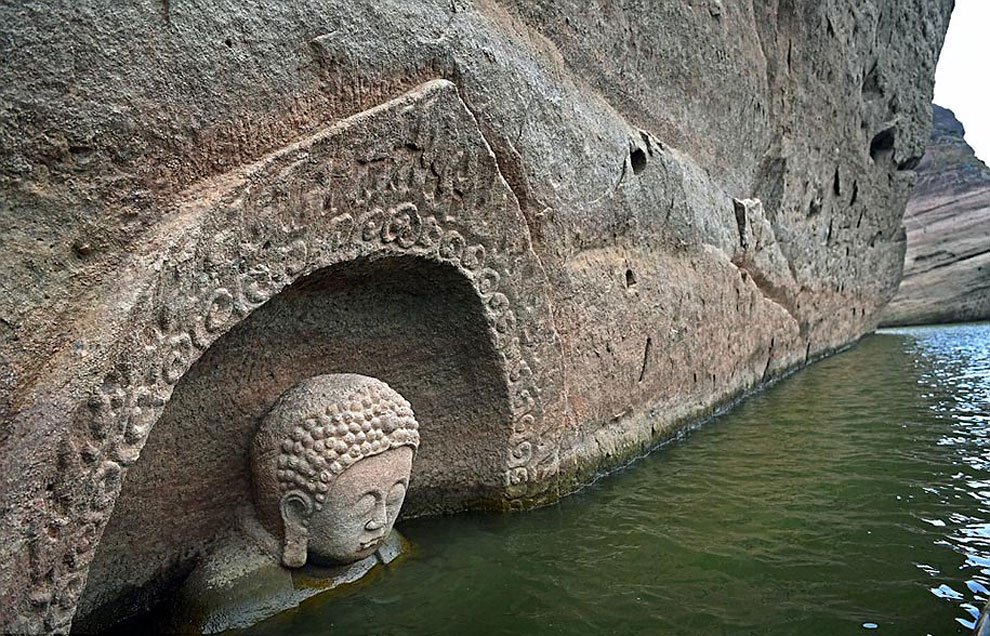 Reaparece un Buda de 600 años de antigüedad.