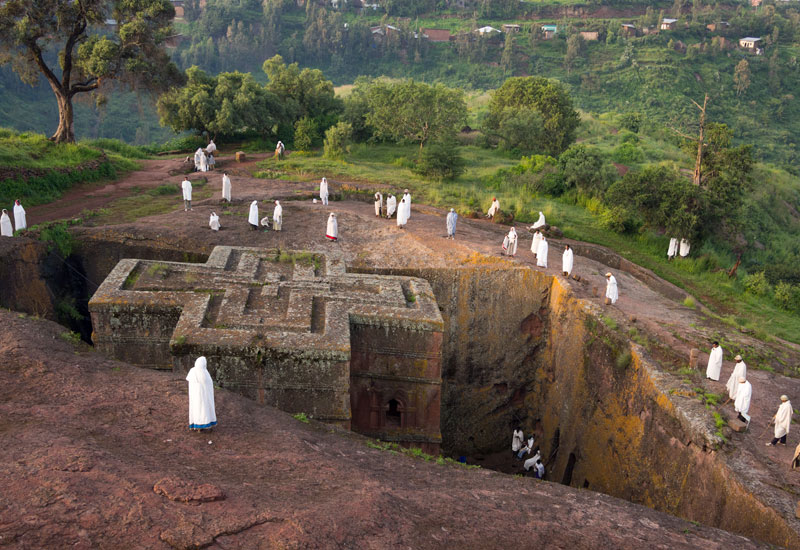 Iglesias de Lalibela, Etiopía.