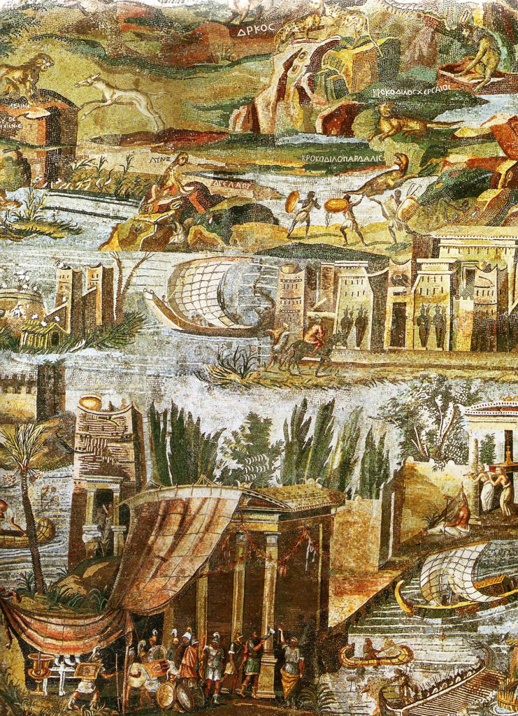 Detalle del Mosaico de Palestrina.