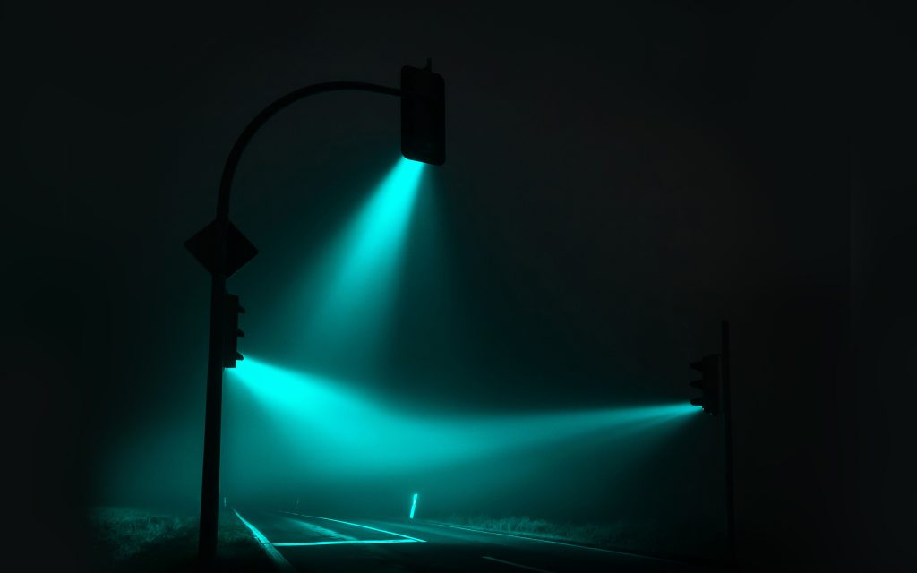 Luz azul, Traffic Lights, de Lucas Zimmerman.