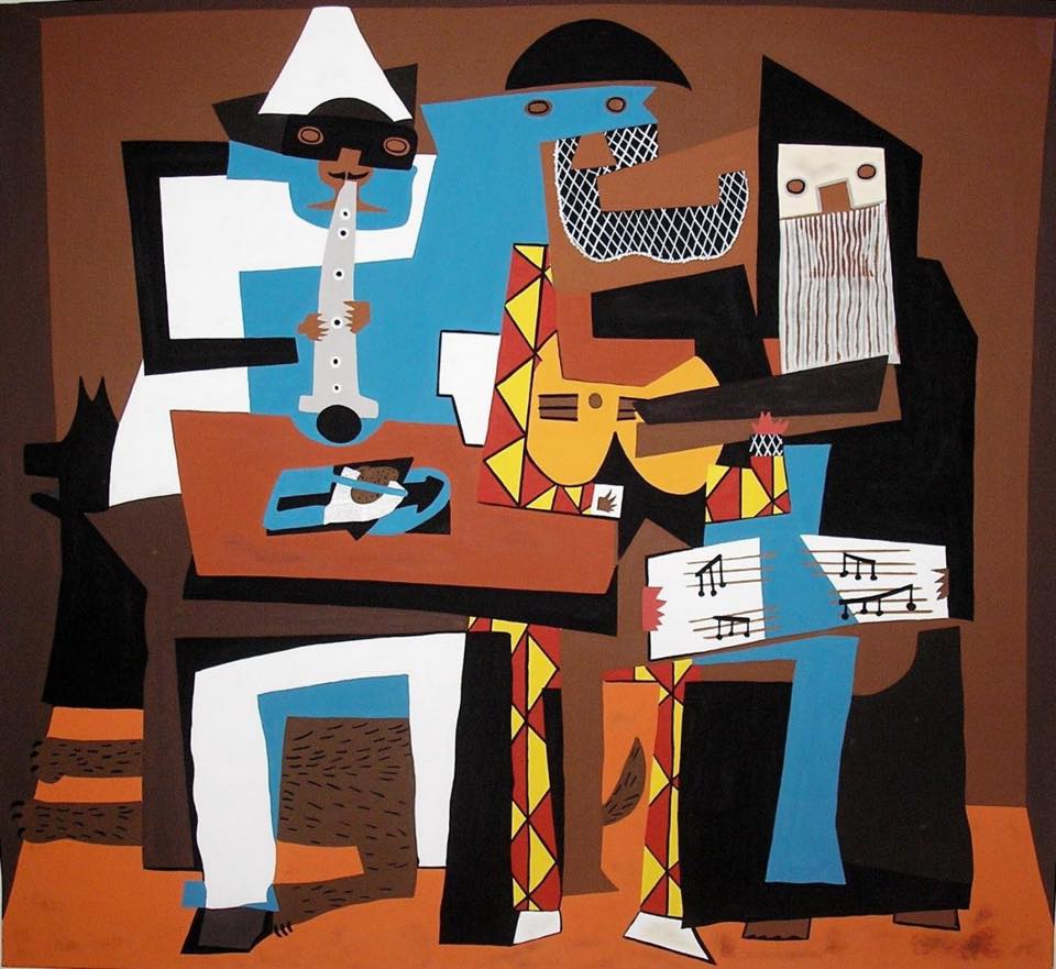Los tres músicos, Pablo Picasso.