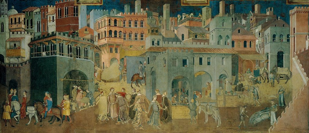 Alegorías al buen gobierno, Ambrosio Lorenzetti.
