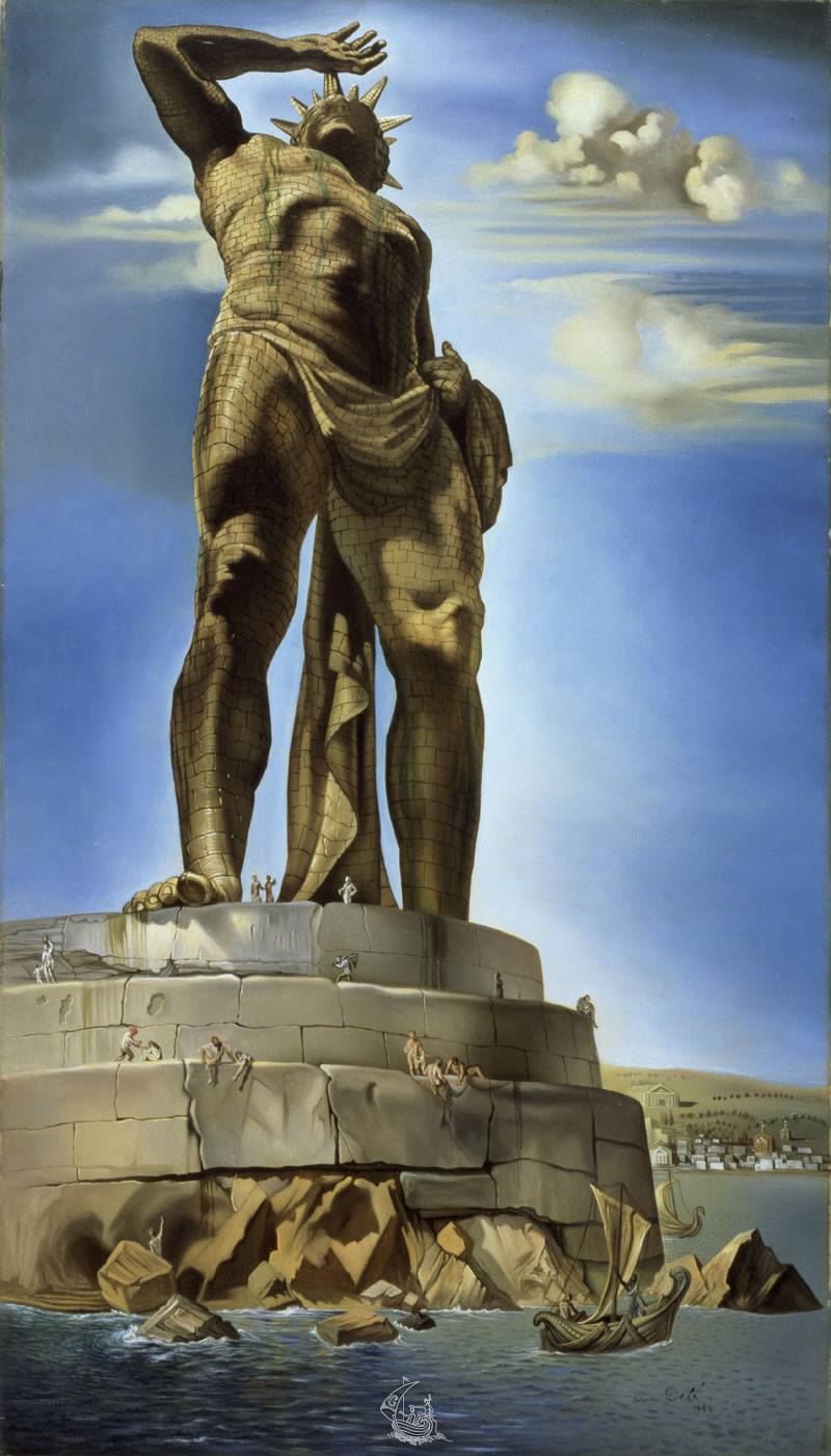 El Coloso de Rodas, Salvador Dalí.