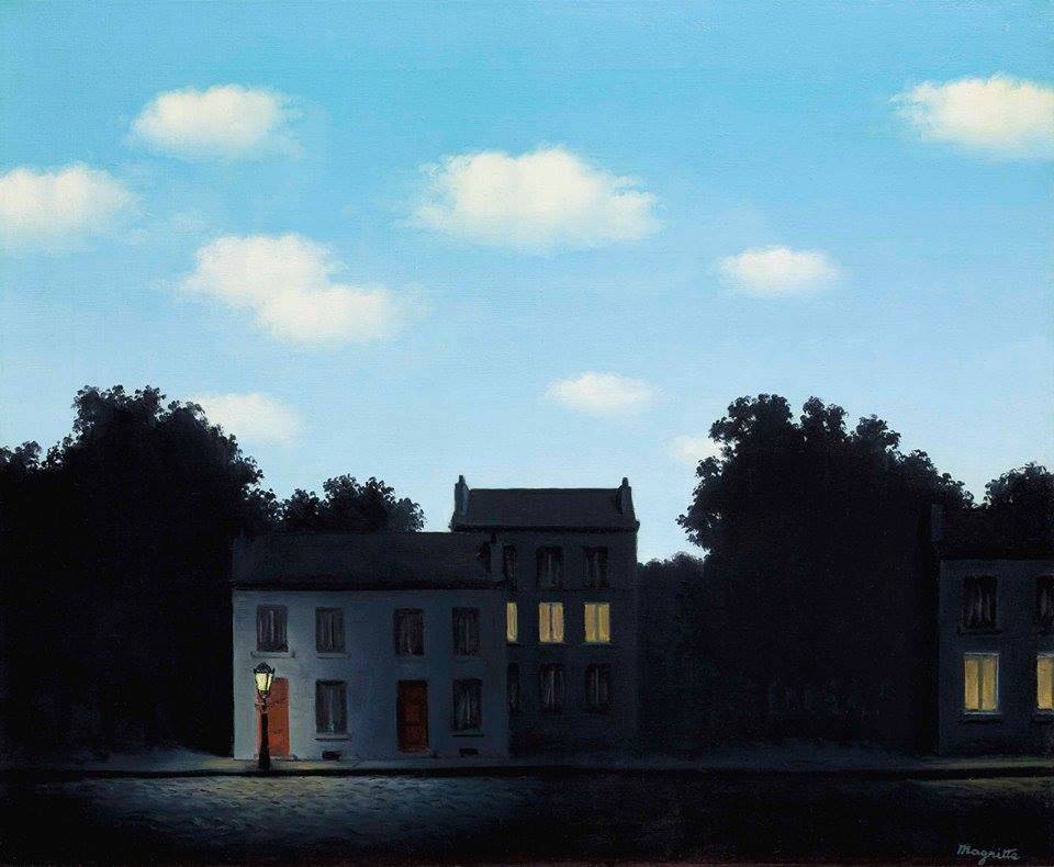 El imperio de las luces, René Magritte.