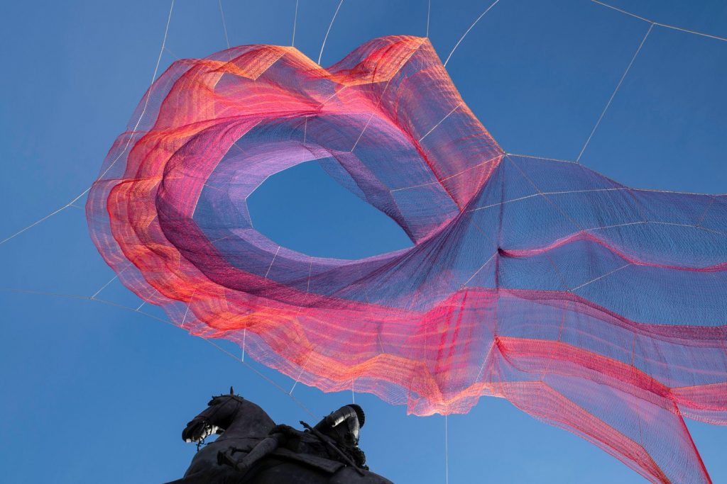 Earth Time, Janet Echelman.