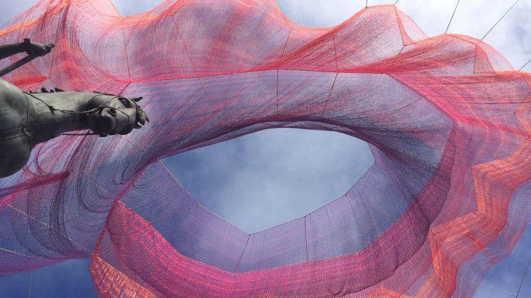 Earth Time, Janet Echelman.