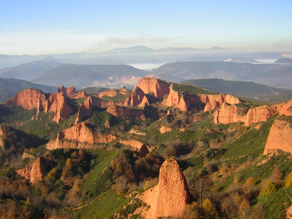 Las Médulas, en el Bierzo leonés.