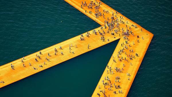 Muelles Flotantes, Christo y Jeanne-Claude.