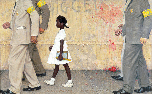 «The Problem We All Live With», Norman Rockwell, 1964.